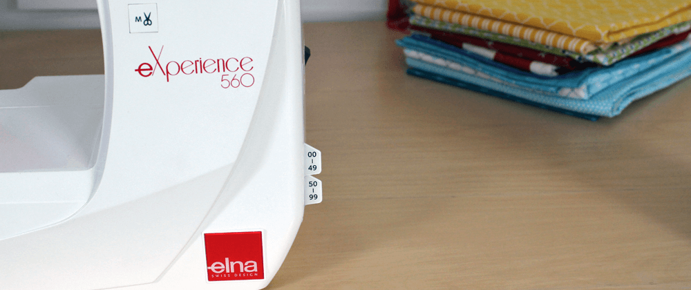 Komputerowa maszyna do szycia Elna 550 eX, 560 eX, 570 eX - recenzja serii eXperience - chowane i wysuwane karty ściegów w maszynie Elna 560 eX